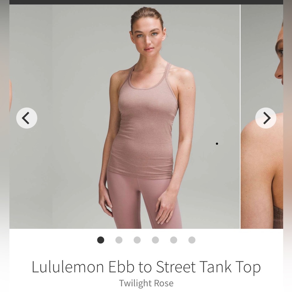 Lululemon Ebb to Street Tank